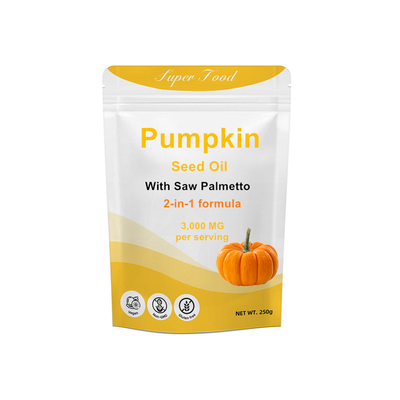 Hot Sell Cold Pressed Saw Palmetto And Pumpkin Seed Oil Softgels 1000mg
