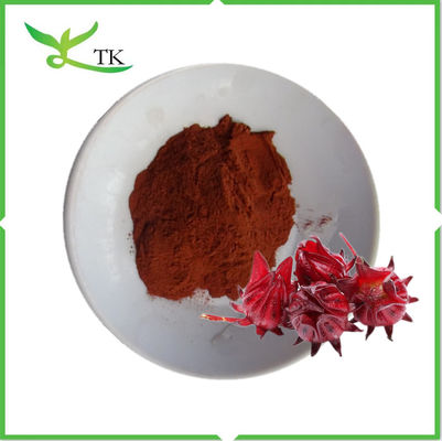 น้ําละลายเป็นธรรมชาติ 100% ขาว Roselle ขาวดอก Hibiscus ขาว Roselle สารสกัดขาว