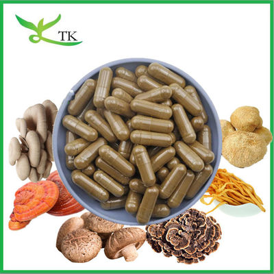 ขนาดใหญ่ เสือหาง โคร์ดไซป์ไทย หาง Maitake Reishi Chaga เห็ดสกัด ขนาดปูน แคปซูล