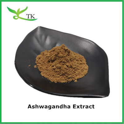 ยารักษาแพทย์ไอนิวเดคประเพณีอินเดีย Ginseng Ashwagandha สารสกัดผง Aswaganda สารสกัดผง