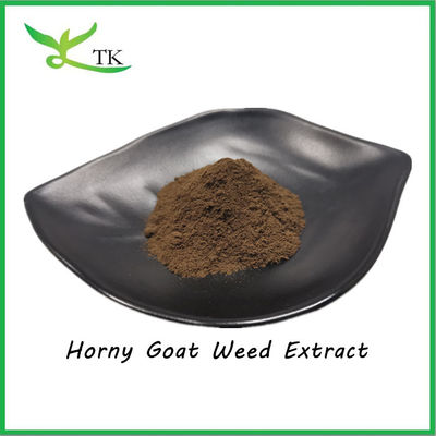 สาธารณสุขธรรมชาติ วัสดุแท้ Horny Goat Weed สารสกัด 20% Icariins