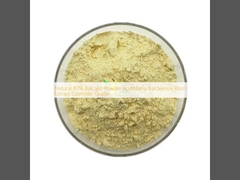 80% ของธรรมชาติ Baicalin Powder Scutellaria Baicalensis สารสกัดราก