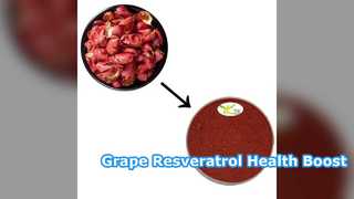 Grape Skin Resveratrol 5% 10% ขายส่ง